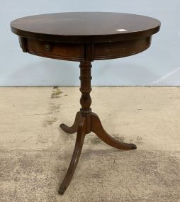 Cherry Round Top Drum Table