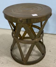 Vintage Brass Stool