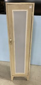 Vintage Metal Single Door Storage Cabinet