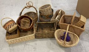 Large Group of Decorative Baskets