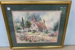 Barbara Mock Signed Cottage Print