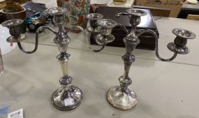 FB Rogers Silver Plate Candle Candelabras