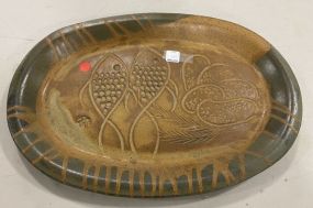 Stoneware Fish Platter