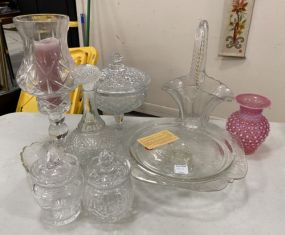 Group of Clear Glass Pieces