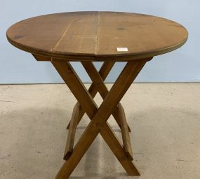 Folding Pine Table