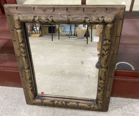 Antique Style Plastic Framed Wall Mirror