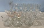 Group of Crystal Stemware and Glasses