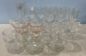 Group of Crystal Stemware and Glasses