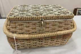 Woven Sewing Basket