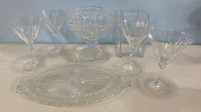 Group of Clear Glass Pieces