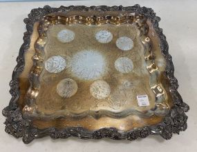 Silver Plated Square Footed Tray