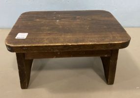 Small Pine Foot Stool