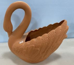 Ceramic Swan Planter