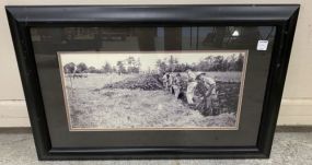 Vintage Photograph of Ditch Diggers