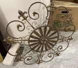 Fleur-de-lis Metal Wall Plaque