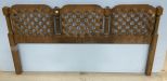 1980's Early American Style King Size Headboard