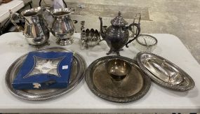 Group of Silver Plate Serving Ware