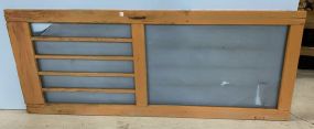 Vintage Painted Screen Door