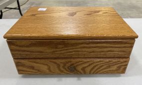 Oak Wood Jewelry Box