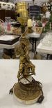 Brass Vintage Child Figural Lamp