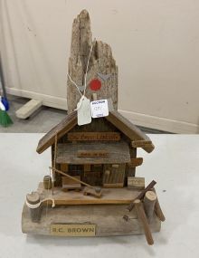 Big Bayou Landing Wood Cabin Decor