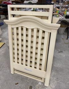 Modern White Factory Painted Baby Bed