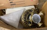 Used Vintage Brass Ceiling Fan