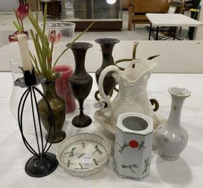 Group of Pottery Decor