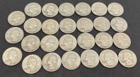 Twenty Seven 1959 Silver Quarters