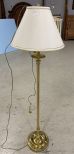 Vintage Brass Floor Lamp