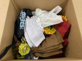 Box Lot of Linens and Napkins