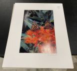 Signed Butterfly Print