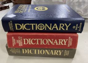 Three Dictionary Books