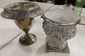 Kenilworth Plate Ornate Urn and Modern Decorative Vase