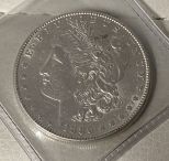 1886 Morgan Silver Dollar AU