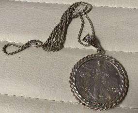 2000 American Eagle Coin Necklace