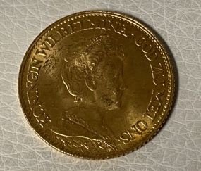 Netherlands 10 Gulden 1917