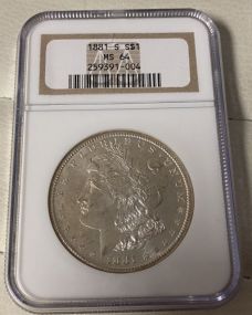 1881-S Morgan Silver Dollar