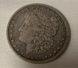 1888 Morgan Silver Dollar O