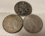 1922, 1923, and 1926 Peace Liberty Dollars