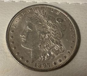 1897 Morgan Silver Dollar