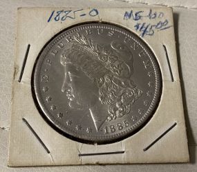 1885 Morgan Silver Dollar O