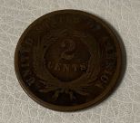 1865 2 Cent Piece