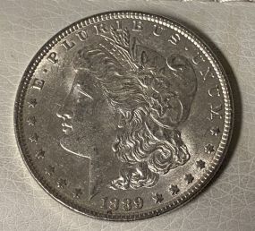 1889 Morgan Silver Dollar