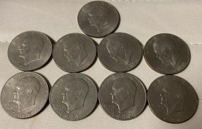 9 Eisenhower Bicentennial 1176-1976 Dollars