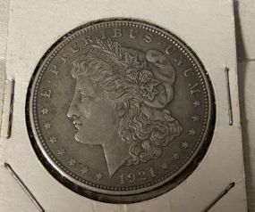 1921 Morgan Silver Dollar