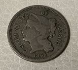 1865 3 Cent Piece