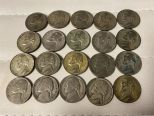 20 Silver WWII Nickels