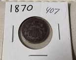 1870 Shield Nickel