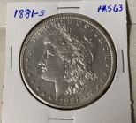 1881-S Morgan Silver Dollar